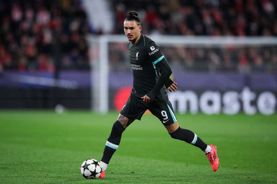 Darwin Nuñez vive má fase no Liverpool
