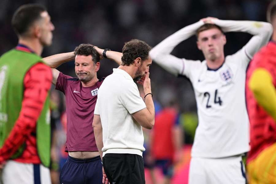 Inglaterra, de Southgate, foi derrotada na final da Euro