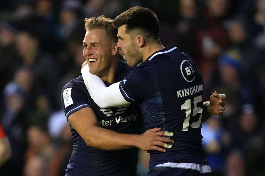 Duhan van der Merwe and Blair Kinghorn have been dropped by Scotland