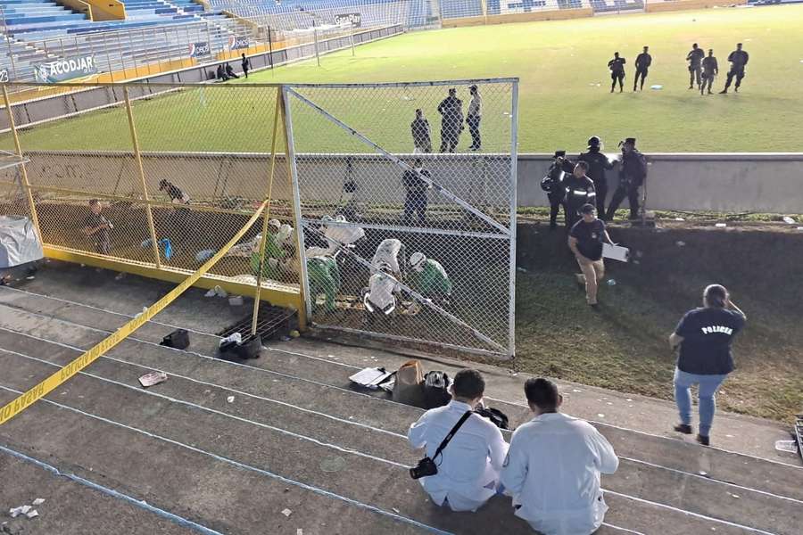 Następstwa zamieszek na stadionie Cuscatlan w San Salvador