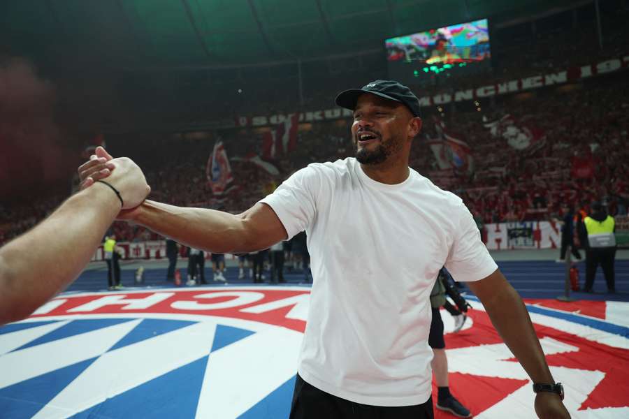 Trenér Bayernu Mnichov Vincent Kompany