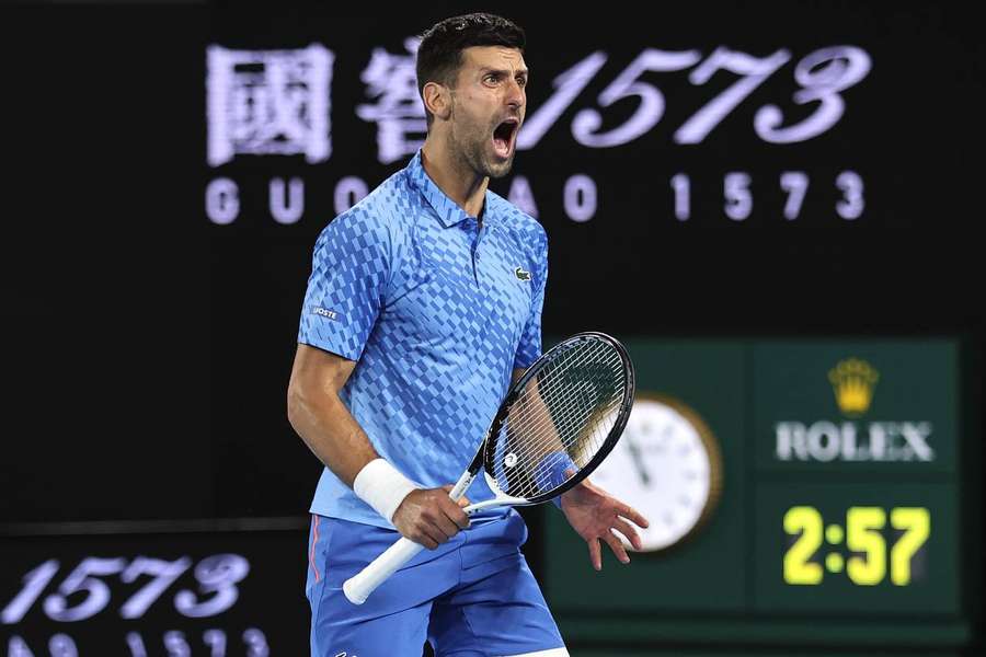 Djokovic was unhappy with a disruptive spectator