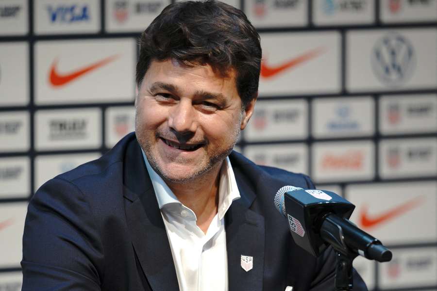 Mauricio Pochettino speaks to the media during a press conference after being introduced as the head coach of the USMNT