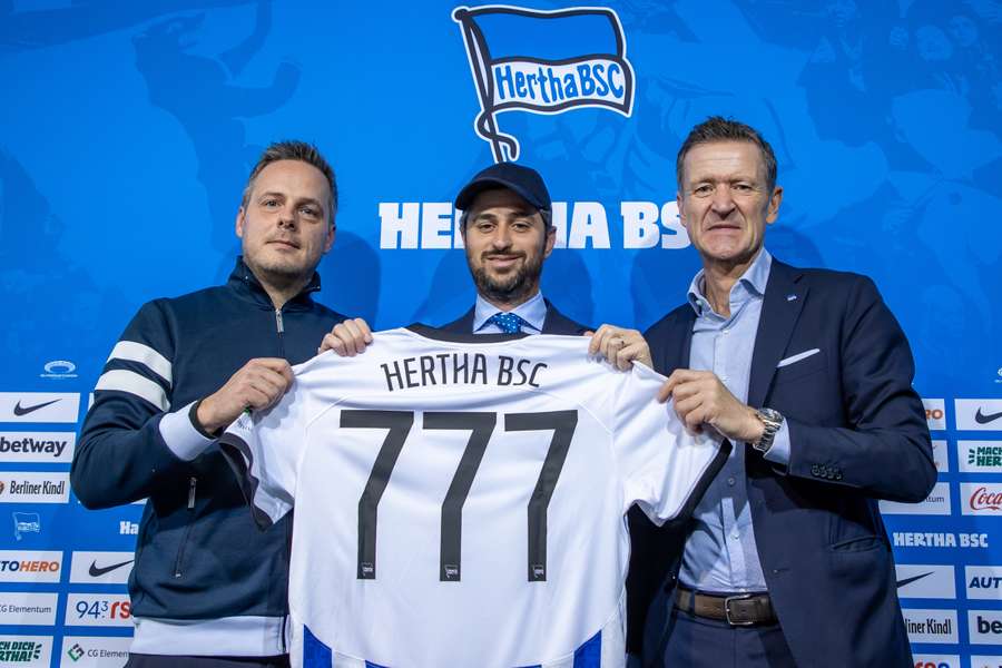 Hertha predstavila nového partnera - spoločnosť 777 Partners.