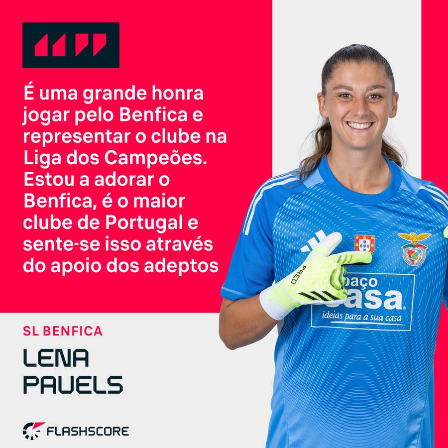 Lena muito feliz no Benfica Lena muito feliz no Benfica