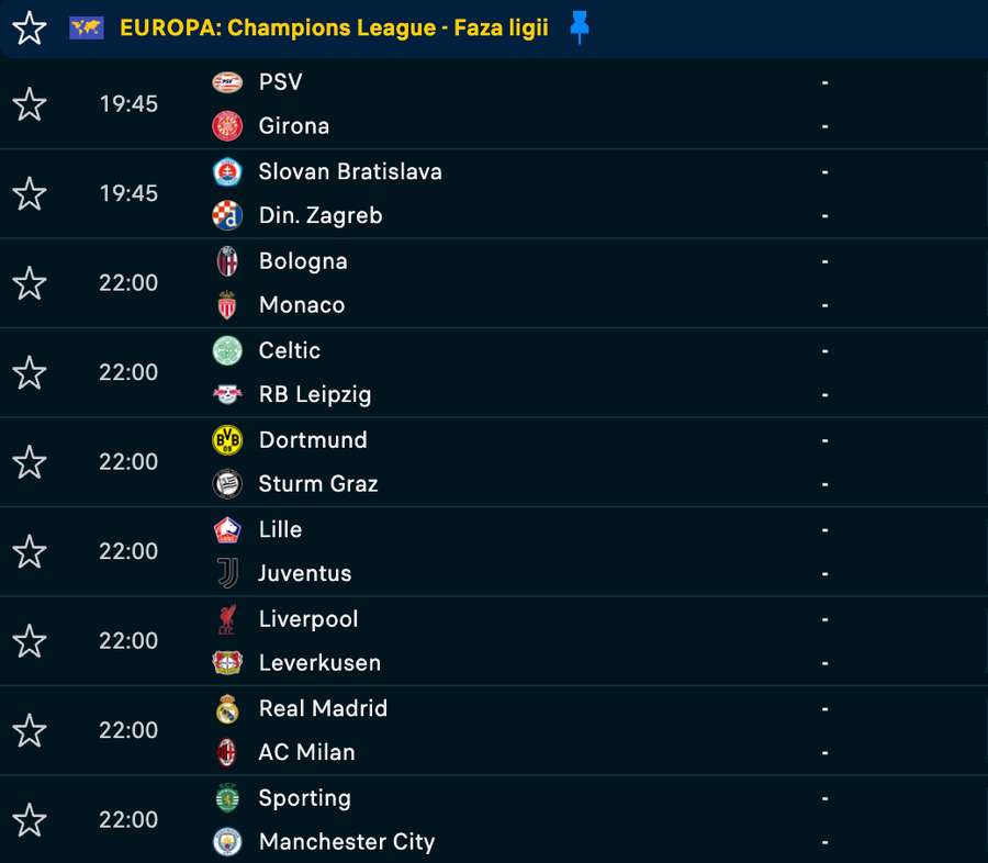 Program Champions League