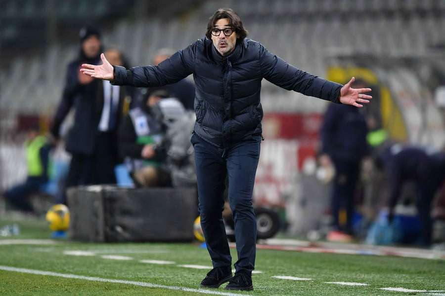 Paolo Vanoli dalla panchina