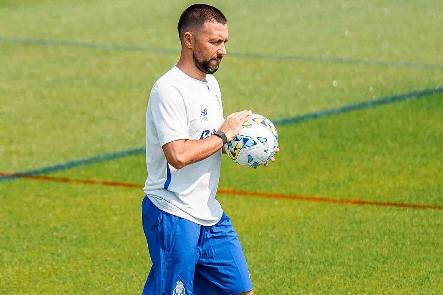 Farioli no treino do FC Porto
