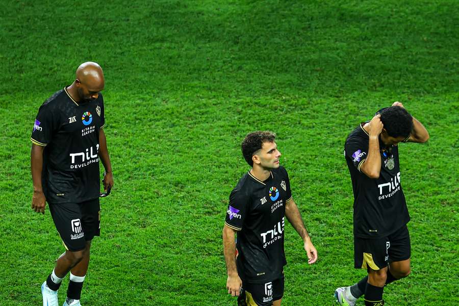 Des joueurs du Zamalek après la finale.