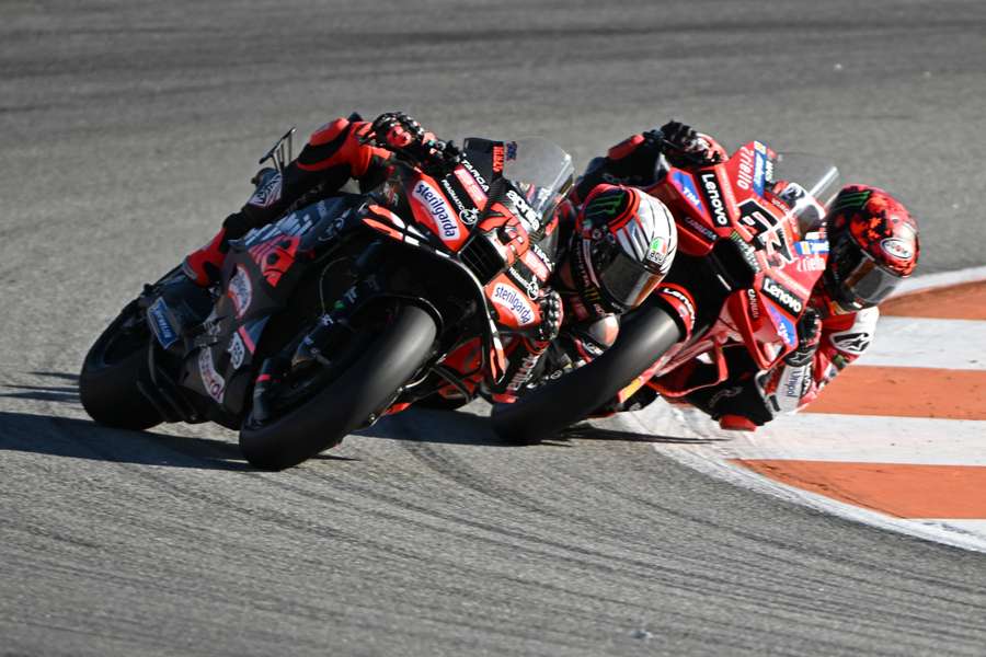 Bezzecchi in action Bezzecchi in action