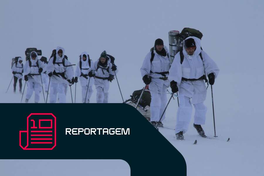 Os jogadores e staff do FC Midtjylland têm de enfrentar várias provações nas suas expedições de sobrevivência Os jogadores e staff do FC Midtjylland têm de enfrentar várias provações nas suas expedições de sobrevivência