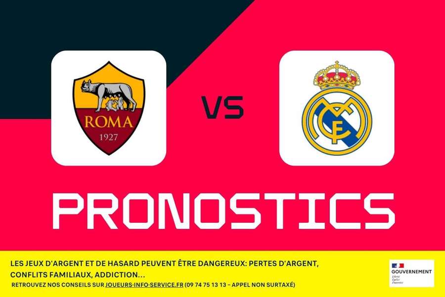 Roma - Real Madrid : pronostics, meilleurs paris et cotes (Ligue des champions)