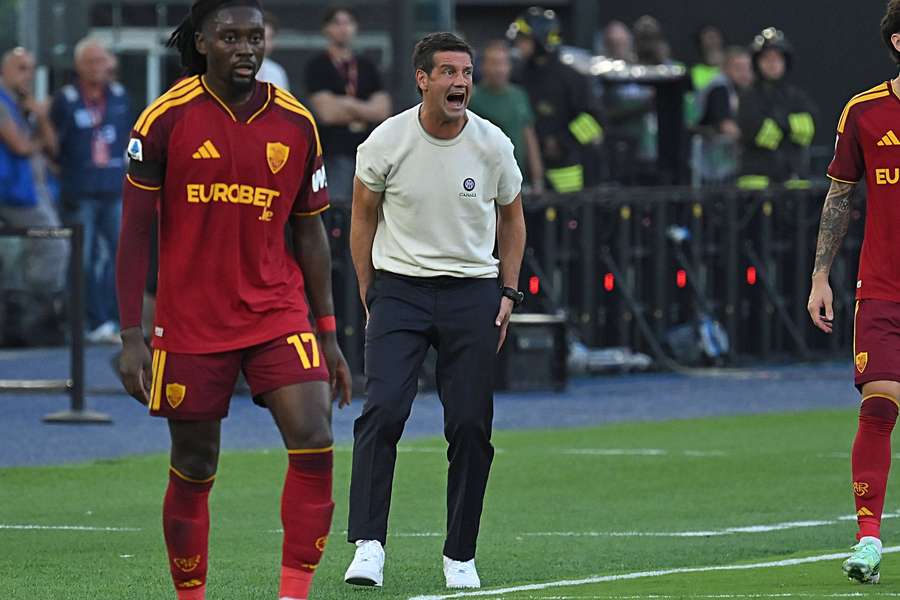 Manu Koné e Cristian Chivu Manu Koné e Cristian Chivu