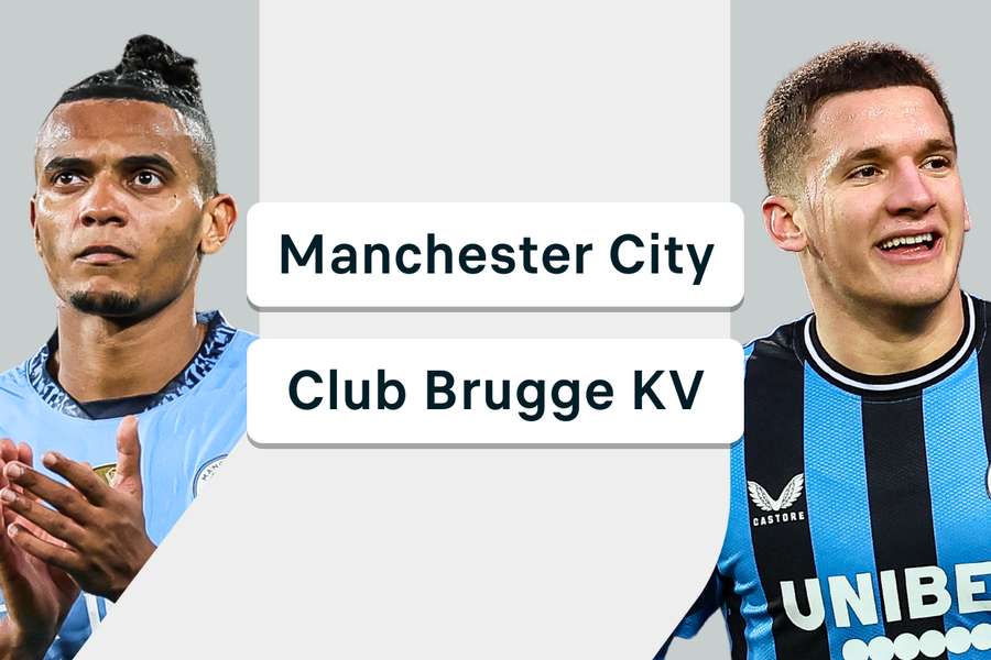 Man City x Club Brugge