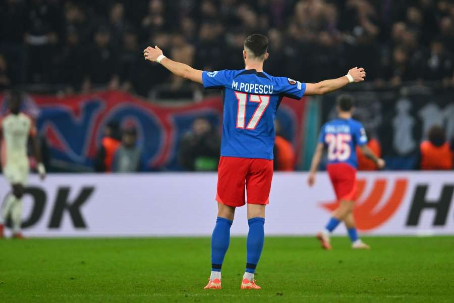 Mihai Popescu, suspendat pentru o etapă după eliminarea din meciul FCSB - CFR Cluj 3-2