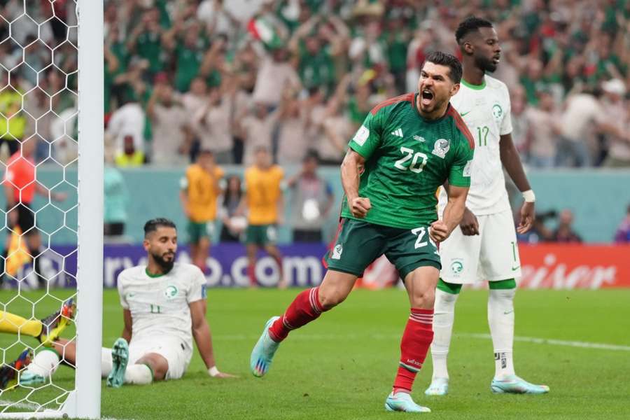 Os mexicanos foram marcar seu primeiro gol somente no terceiro jogo da fase de classificação