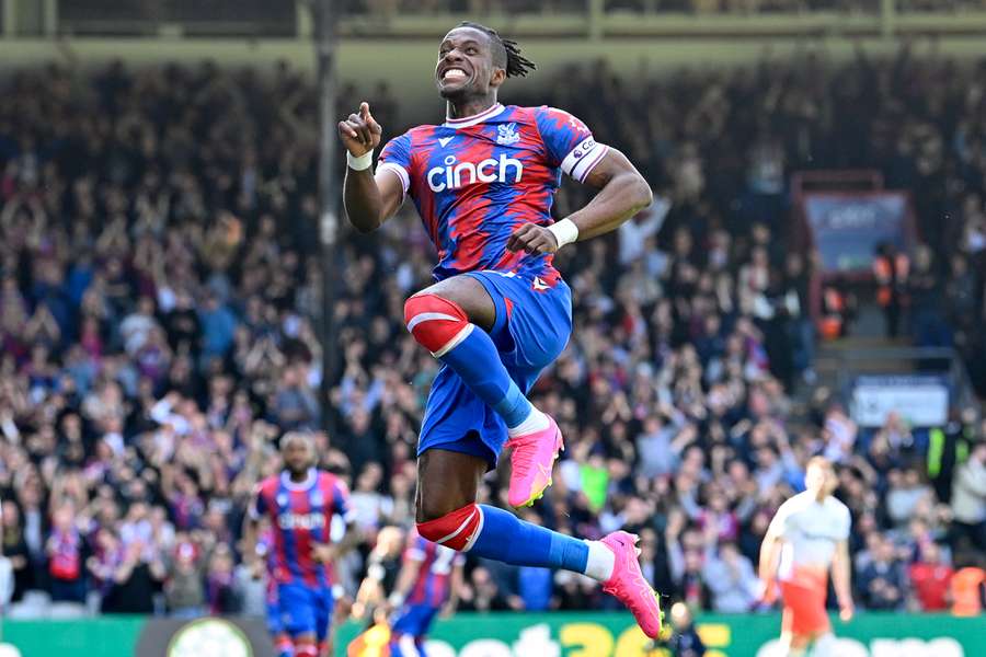 Crystal Palace's Ivorian striker Wilfried Zaha is likely to miss the rest of the season