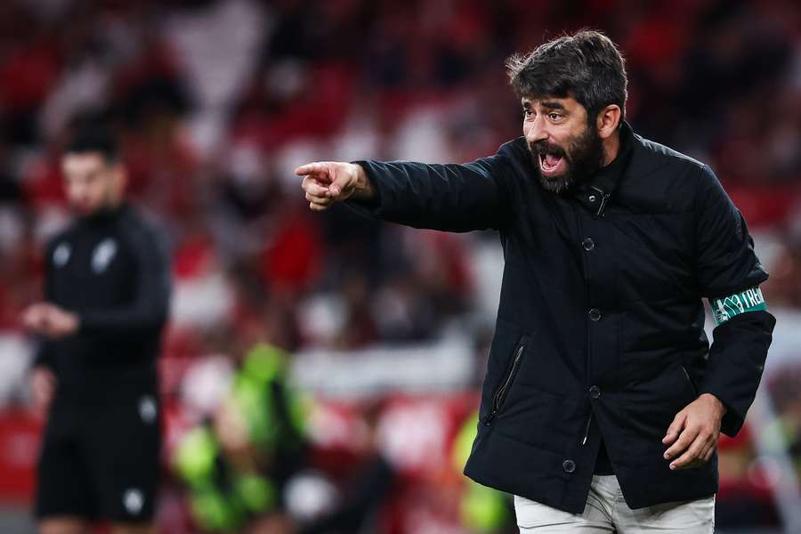 Luís Freire no Estádio da Luz