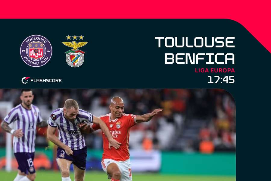 Benfica desloca-se a França para defrontar o Toulouse