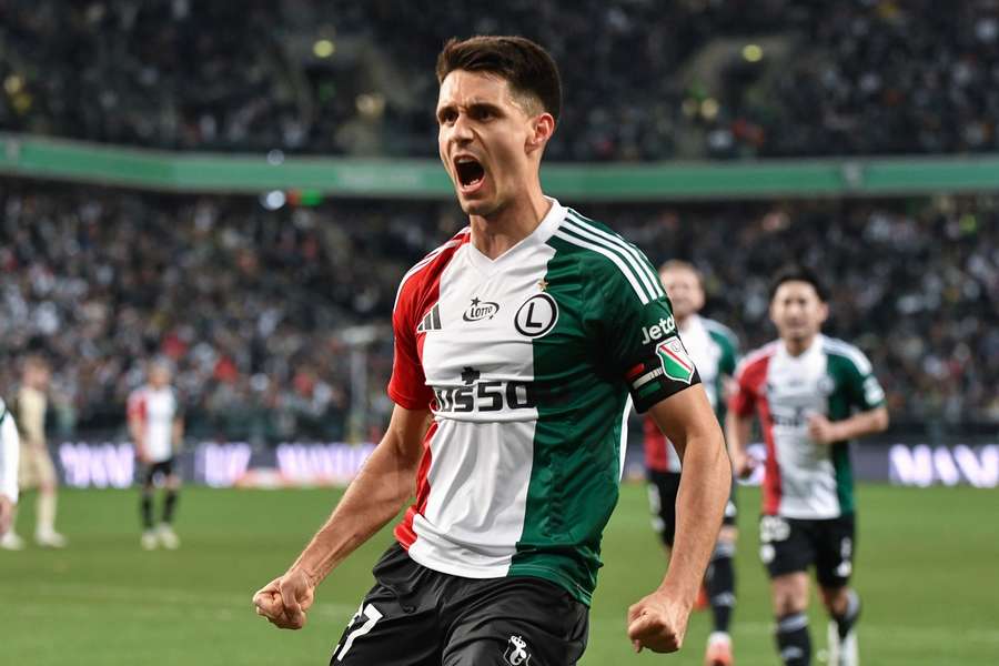 Bartosz Kapustka po golu strzelonym Widzewowi