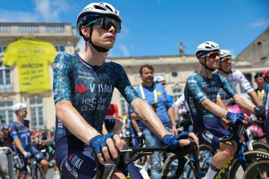 Voor Jonas Vingegaard ging de verkenning van het parcours van de eerste tijdrit in de Tour de France niet door