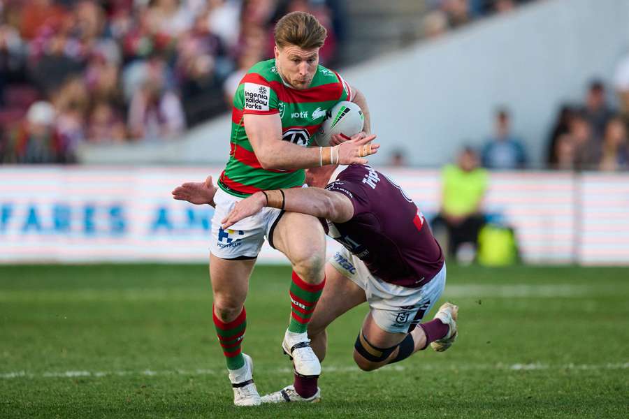 Jai Arrow in action for the Rabbitohs last year. 