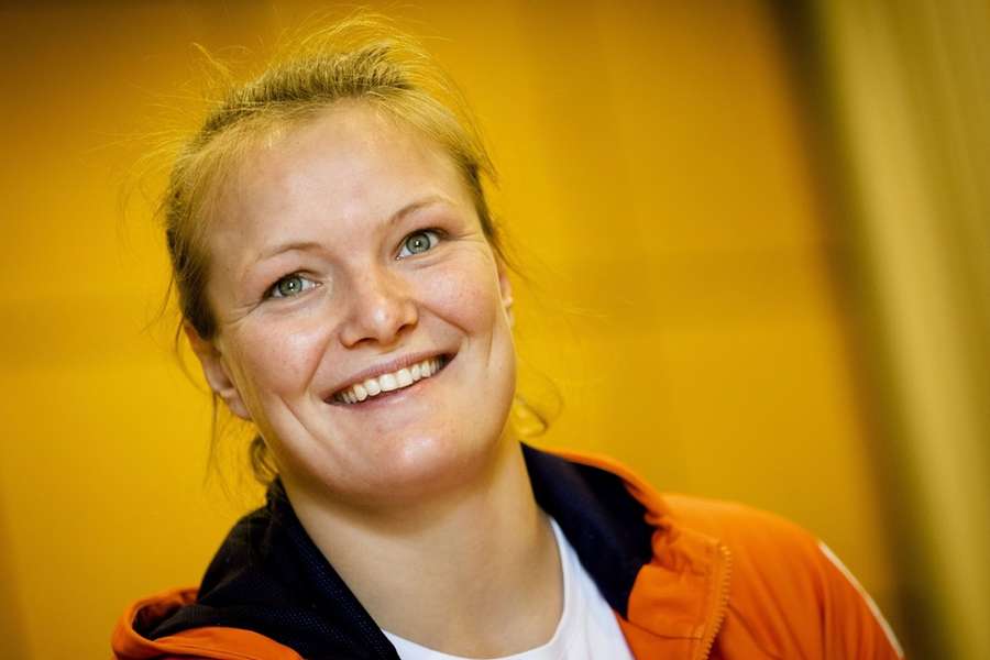 Sanne van Dijke won in de finale met een golden score