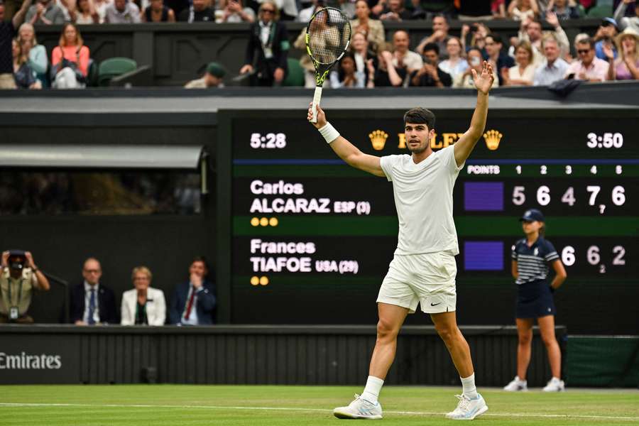 Alcaraz, ganador actual de Wimbledon