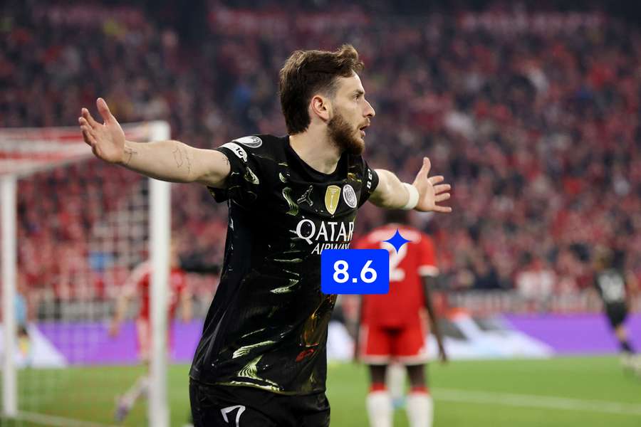 Nejlepším hráčem semifinále byl Gruzínec Kvaracchelija.