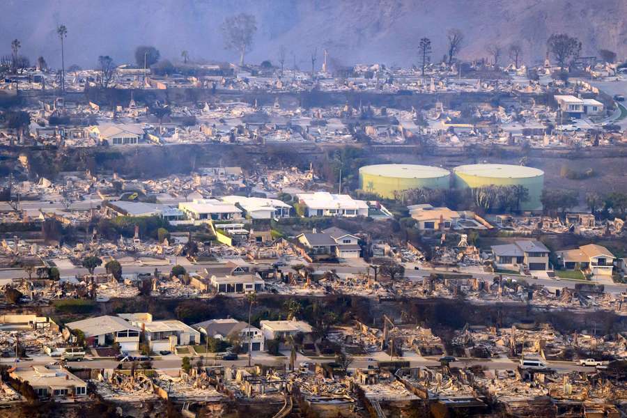 Les conséquences des incendies cette semaine.