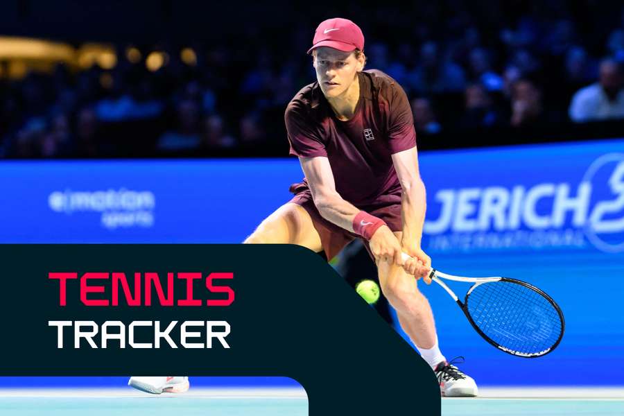 Sinner is in semi-final action this afternoon Sinner is in semi-final action this afternoon