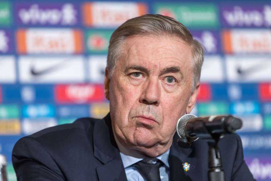 Carlo Ancelotti, técnico da Seleção Brasileira