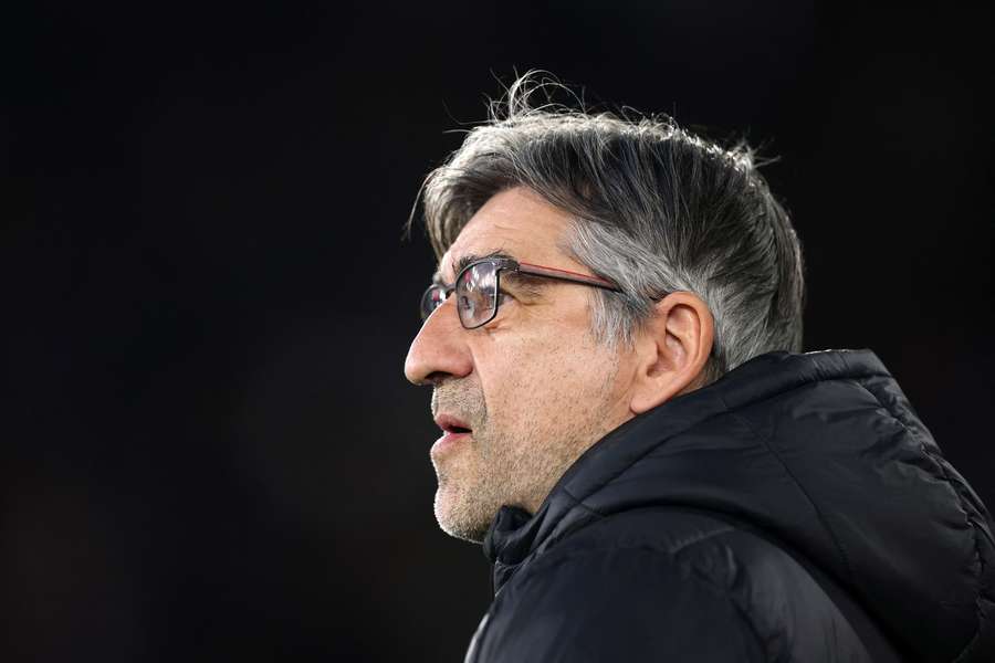 Ivan Juric looks on during Southampton's match against Crystal Palace on Wednesday