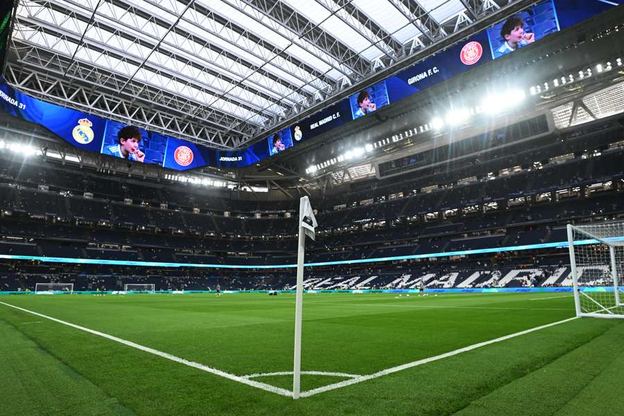 Le Santiago Bernabeu.