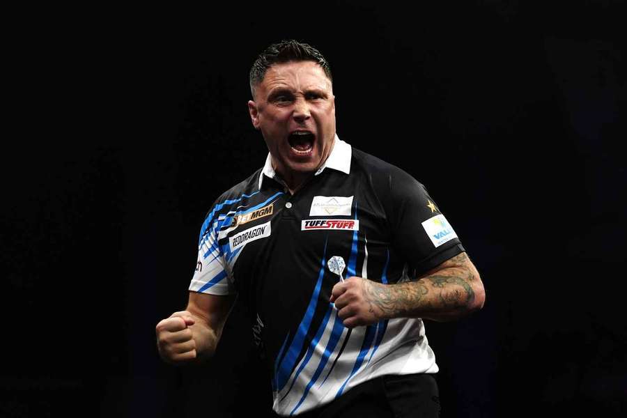 Price during night 12 of Premier League Darts in Liverpool