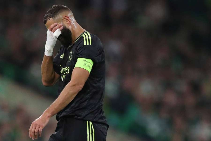 Karim Benzema picked up a couple of injuries against Celtic