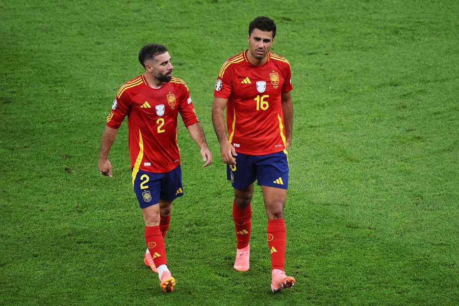 Carvajal e Rodri são ausências notadas na seleção espanhola