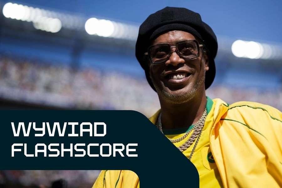 Ronaldinho podczas finału Mistrzostw Świata.