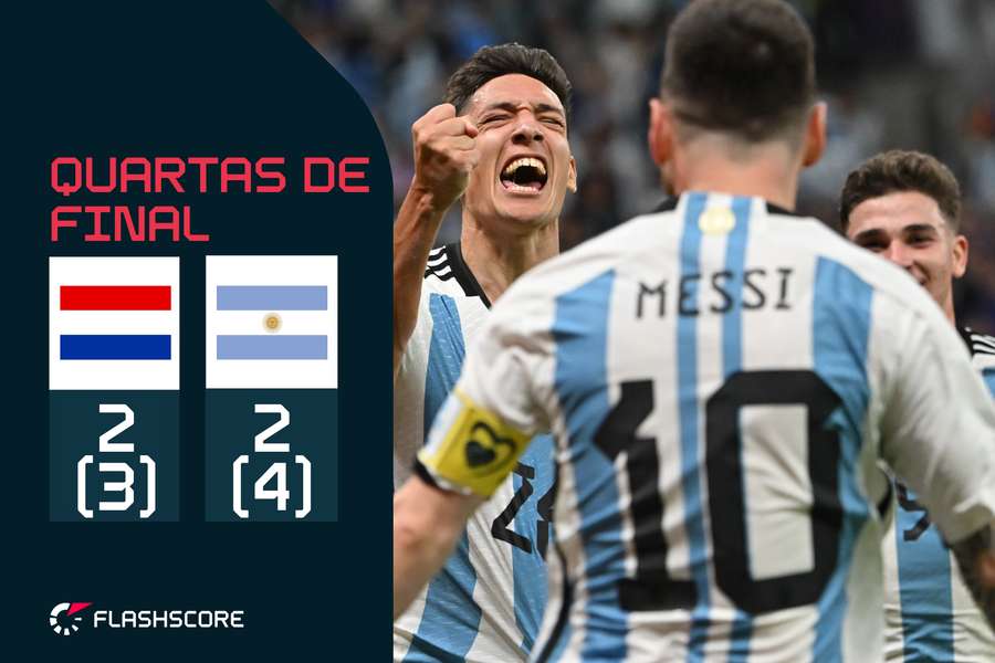 Com muito drama, Argentina bate Holanda nos pênaltis e vai à semifinal