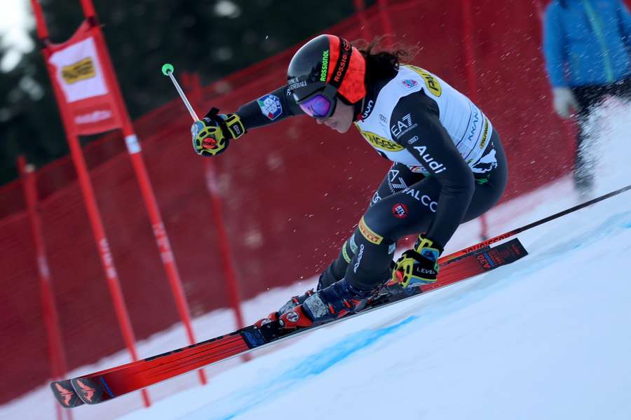 Super-G ve Svatém Antonu ovládla Italka Brignoneová, pódium doplnily Švýcarky