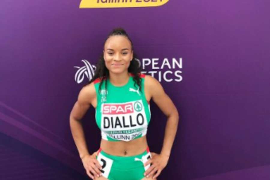 Fatoumata Diallo terminou no oitavo lugar nos 400 metros barreiras dos Europeus de atletismo