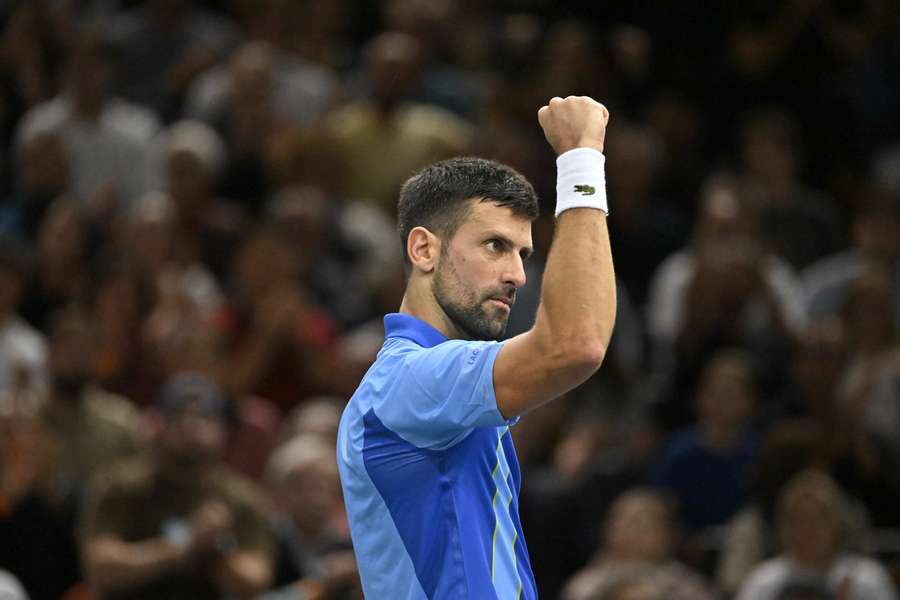 Novak Djokovič vylepšil svou bilanci v semifinále halového Masters 1000 v Paříži na 9:0.