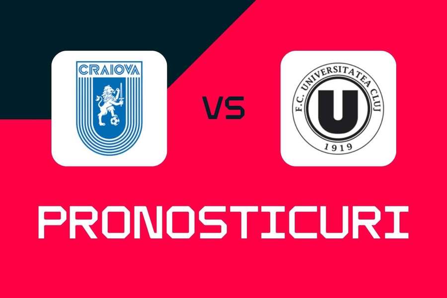 Universitatea Craiova - Universitatea Cluj: Pronosticuri, cele mai bune pariuri și cote Superliga Universitatea Craiova - Universitatea Cluj: Pronosticuri, cele mai bune pariuri și cote Superliga
