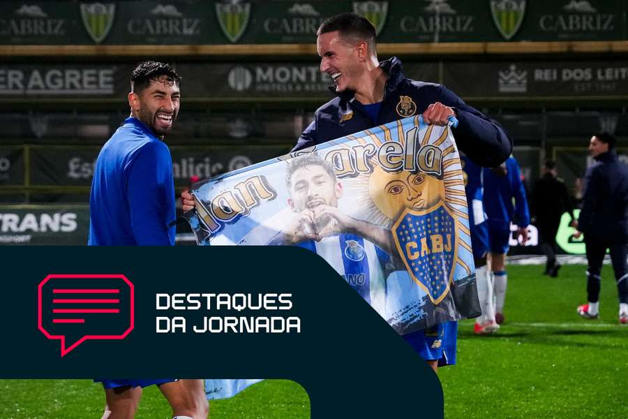 Alan Varela sorri com Deniz Gül Alan Varela sorri com Deniz Gül