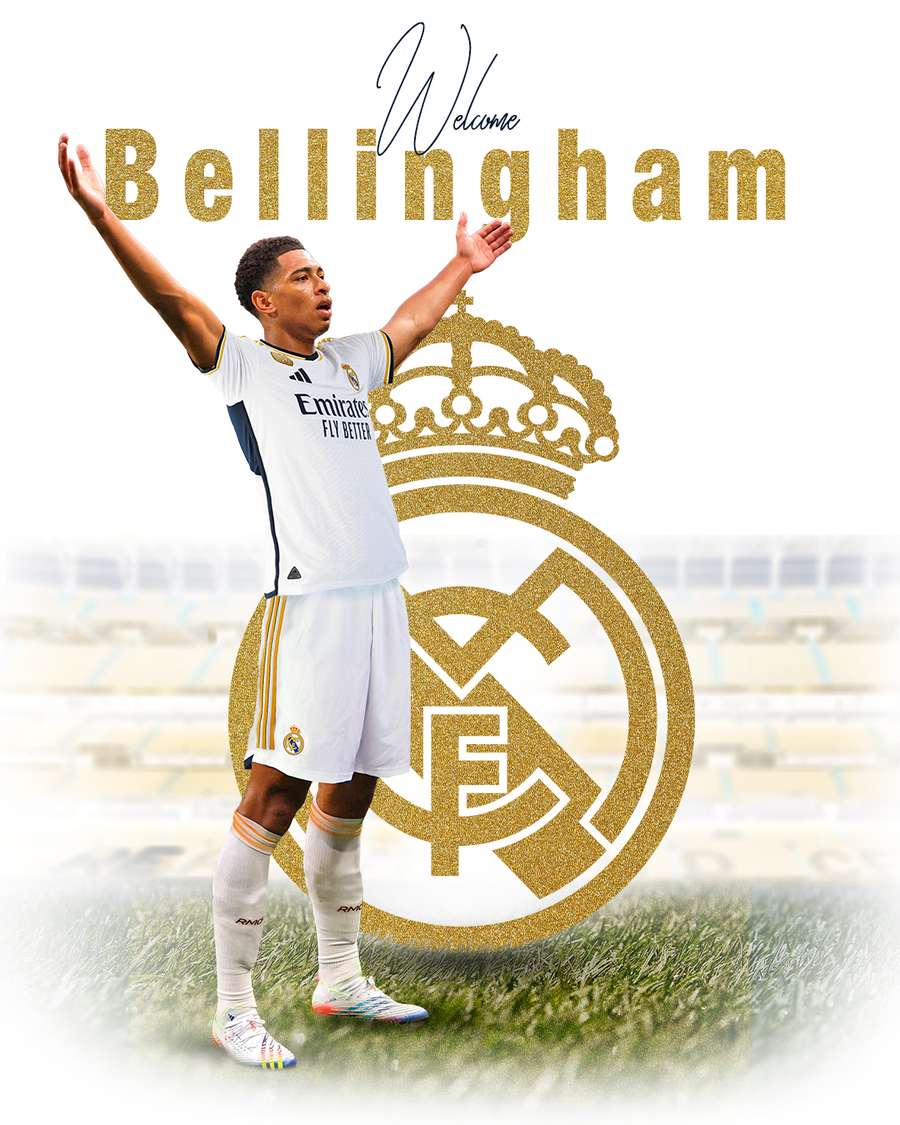 Bellingham foi anunciado pelo Real Madrid nesta quarta-feira (14)