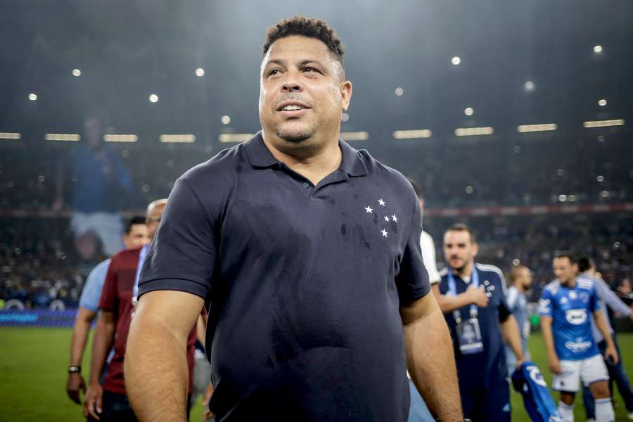 Ronaldo era dono do Cruzeiro na volta da Raposa à Série A