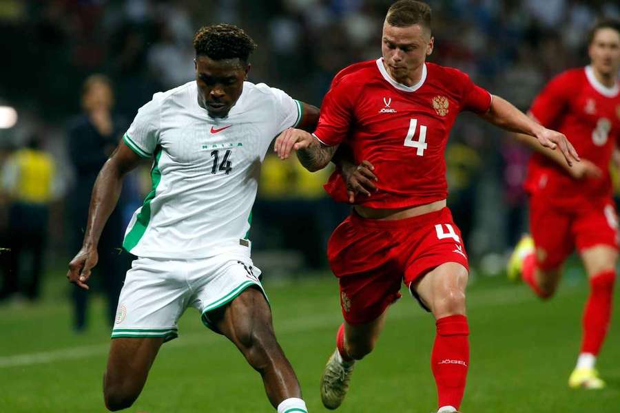 Nigeria last faced Russia in June of last year