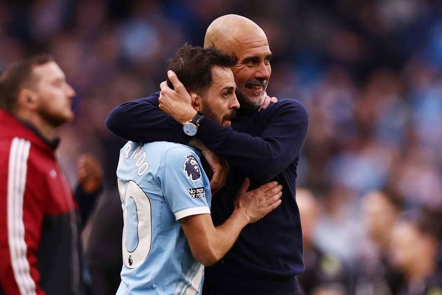 Guardiola po zápase s Bernardem Silvou.