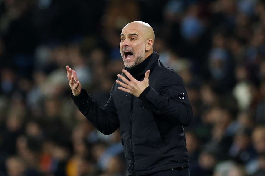 Guardiola zeigte sich, angesprochen auf die City-Finanzen, gewohnt spöttisch Guardiola zeigte sich, angesprochen auf die City-Finanzen, gewohnt spöttisch