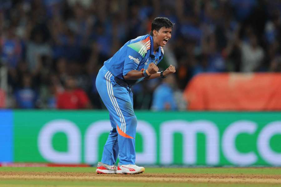 Player of the Tournament Deepti Sharma took a five-for in the final against South Africa to guide India to victory. Player of the Tournament Deepti Sharma took a five-for in the final against South Africa to guide India to victory.